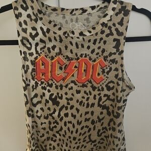 Free People CHASER XS AC/DC Tank Top
